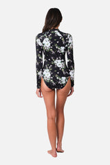 UNE PIECE-Original Sexie Rashie LONDON BOTANICAL BLACK
