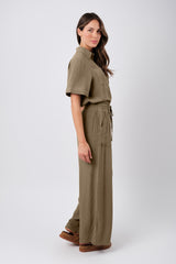 UNE PIECE-Palazzo Pants KHAKI