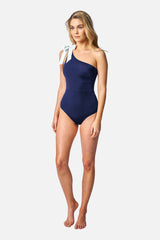 UNE PIECE-Classic One Shoulder NAVY