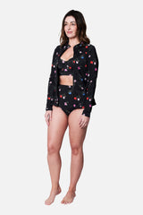 UNE PIECE-Original Sexie Rashie Top HAWTHORN BLACK