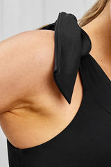 UNE PIECE-Classic One Shoulder BLACK