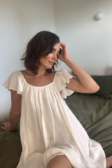 UNE PIECE-Ethereal Frill Nightie WHITE