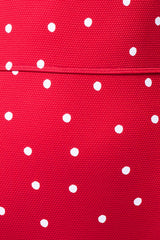 UNE PIECE-Never Say Never High-Waisted Bikini Bottom POLKA ROUGE TEXTURE