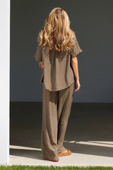 UNE PIECE-Palazzo Pants KHAKI