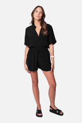 UNE PIECE-Palazzo Shorts BLACK