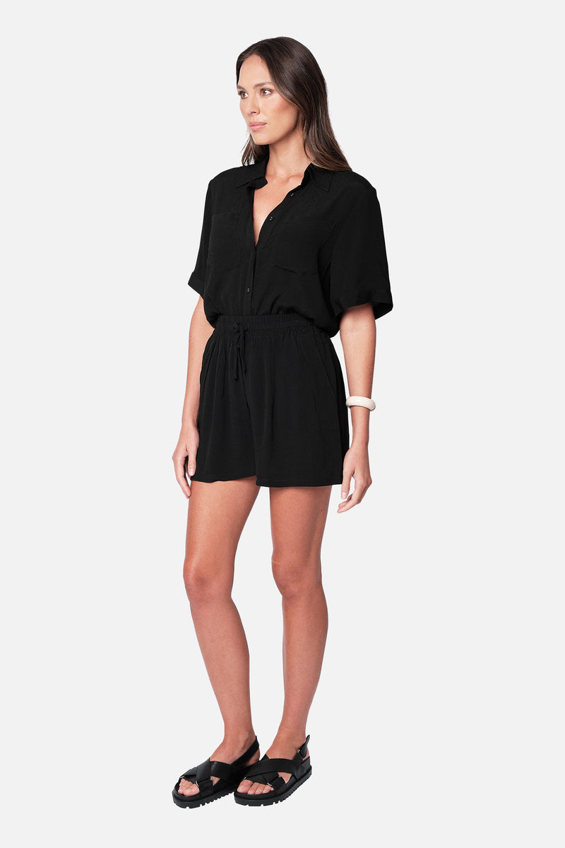 UNE PIECE-Palazzo Shorts BLACK