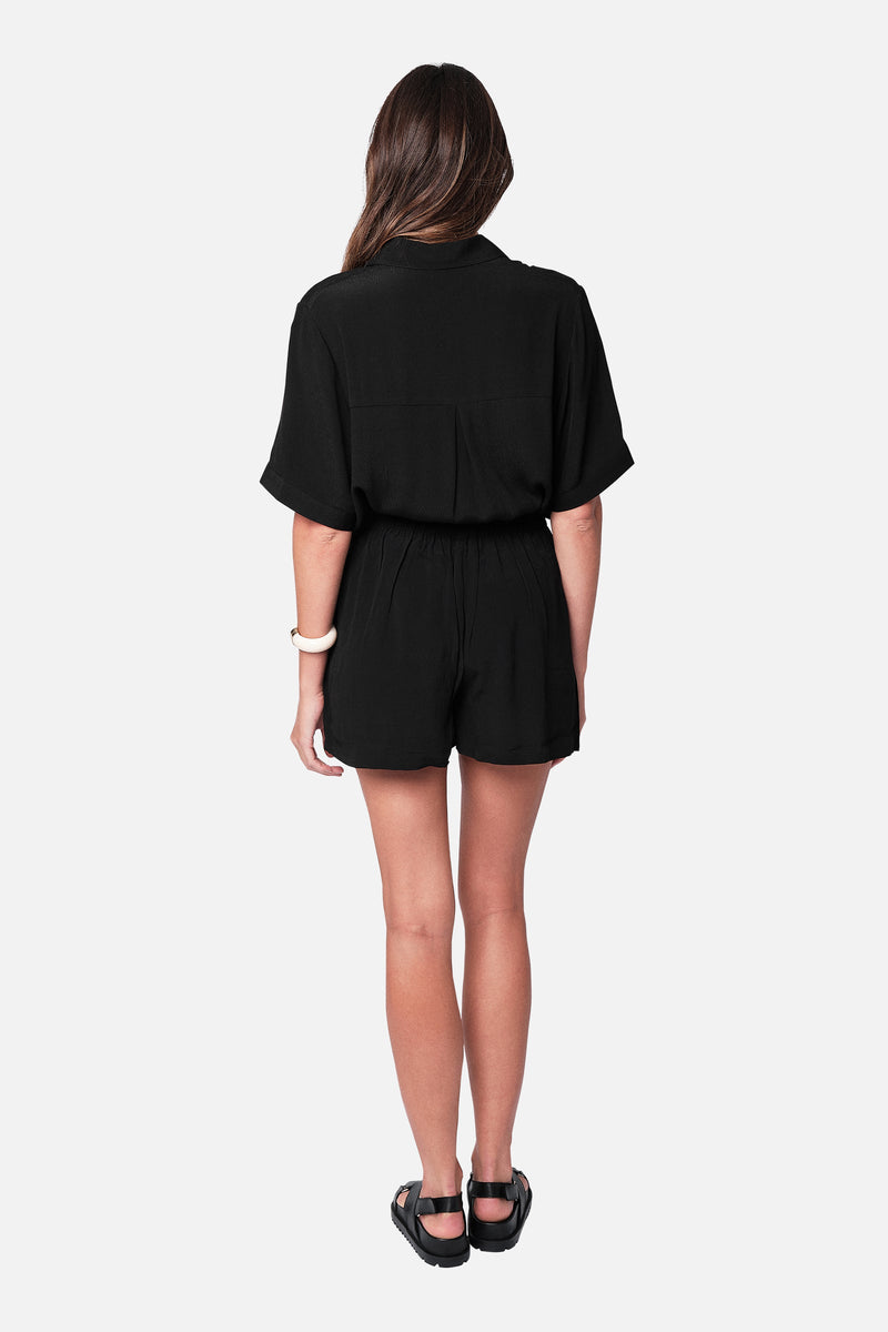 UNE PIECE-Palazzo Shorts BLACK