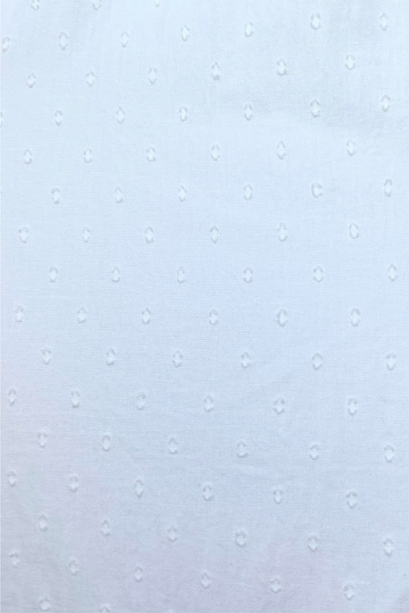 UNE PIECE-Sweetheart Neckline Maxi Dress WHITE DOBBY