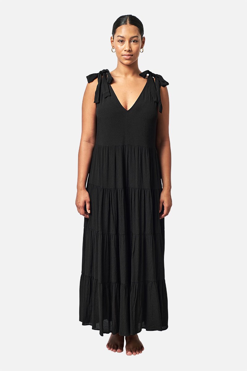 UNE PIECE-Swing Maxi Dress BLACK