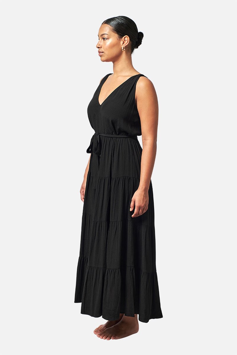 UNE PIECE-Swing Maxi Dress BLACK