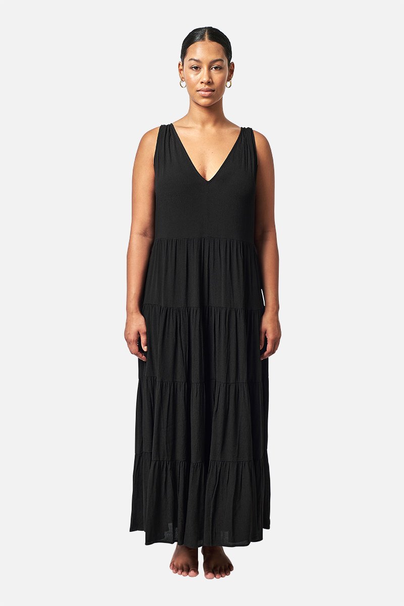 UNE PIECE-Swing Maxi Dress BLACK