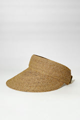 UNE PIECE US-Madagascan Raffia Visor NATURAL