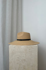 UNE PIECE US-Madagascan Raffia Wide Brim Hat NATURAL