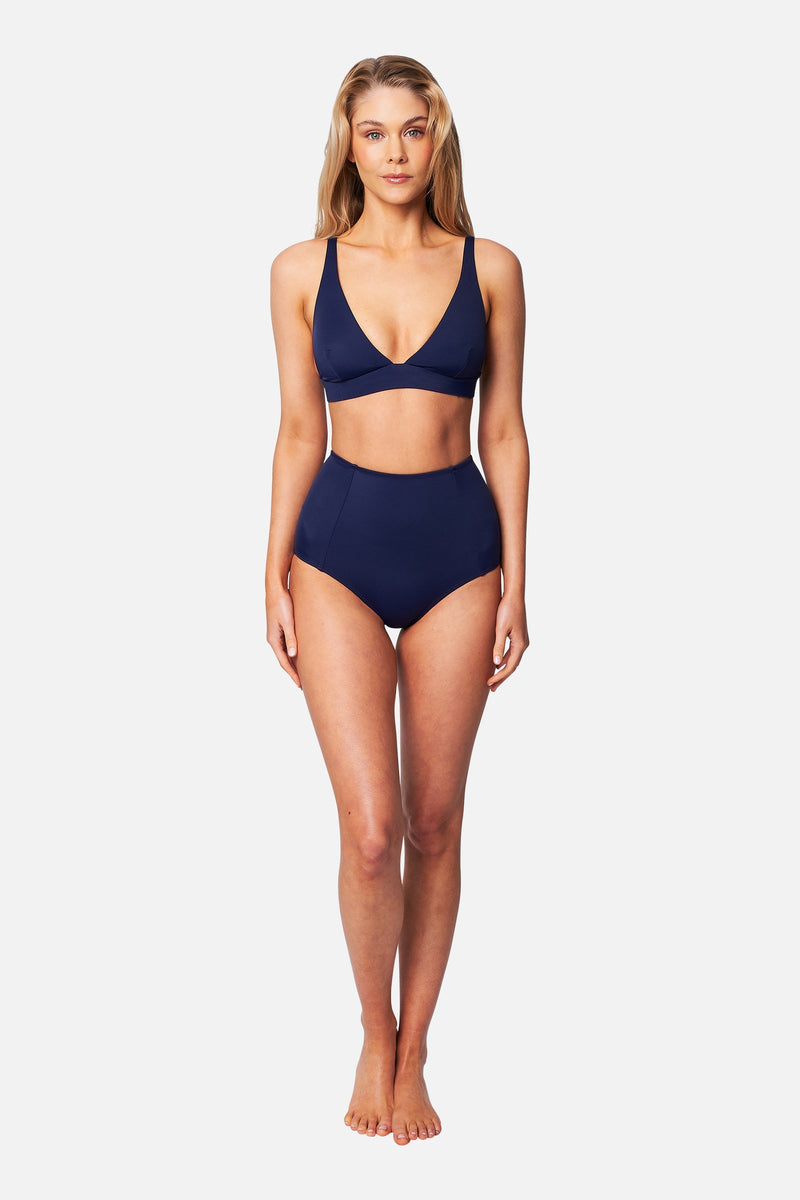UNE PIECE-Never Say Never Bikini Bralette NAVY